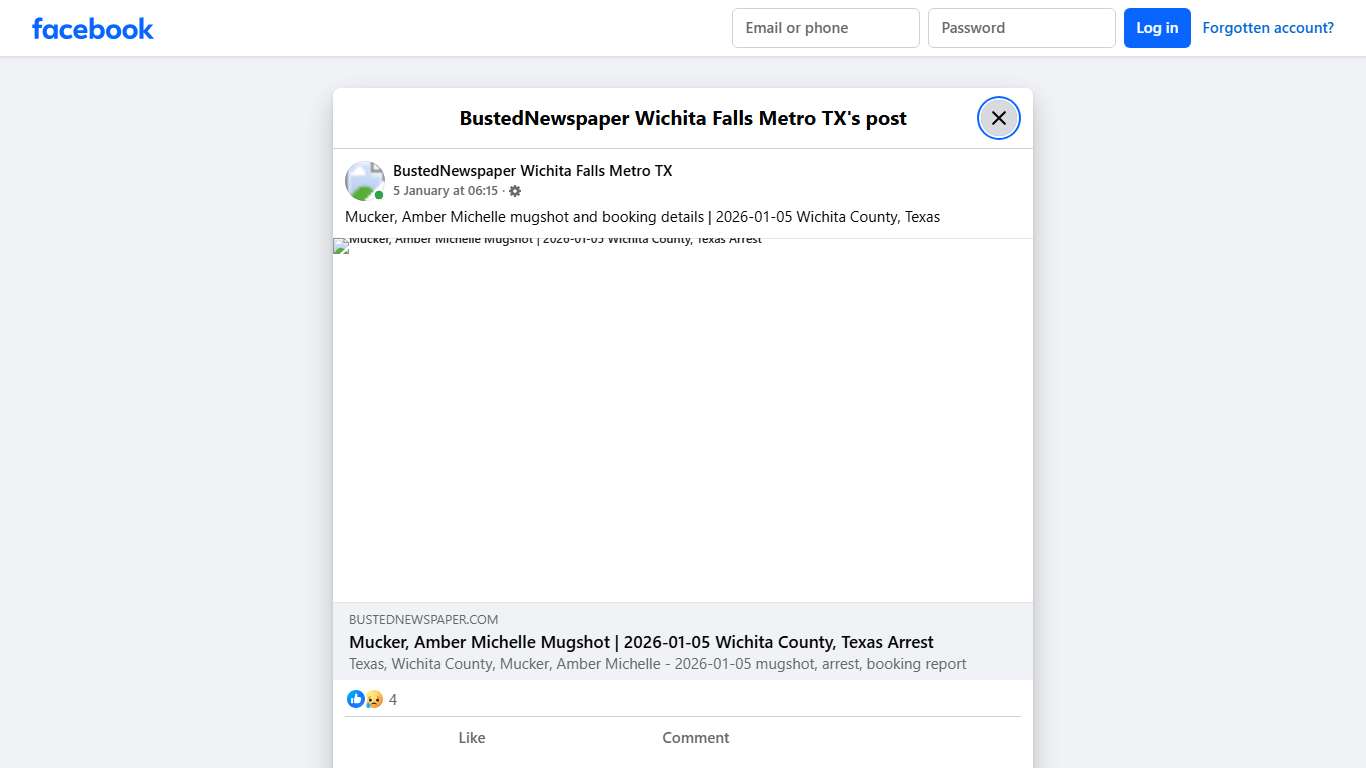 Mucker, Amber... - BustedNewspaper Wichita Falls Metro TX Facebook